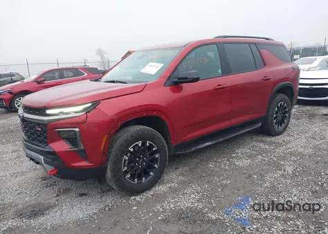 2025 Chevrolet Traverse Awd Z71 из США, поврежденный, VIN 1GNEVJRS8SJ161069